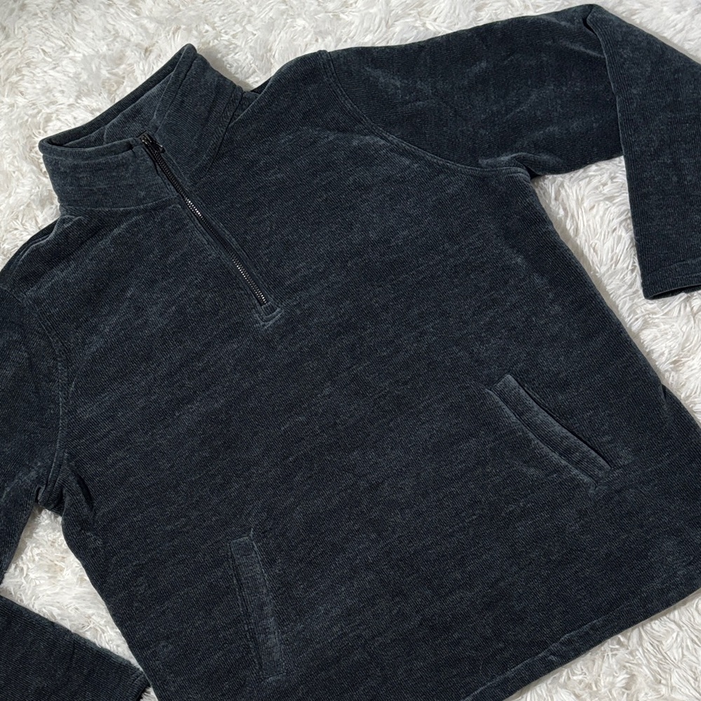 32 Degrees Smokey Blue Zip-Up Sweater